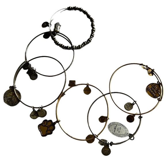 Alex & Ani Lot of 6 Bracelets - Picture 1 of 7